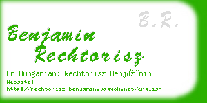 benjamin rechtorisz business card